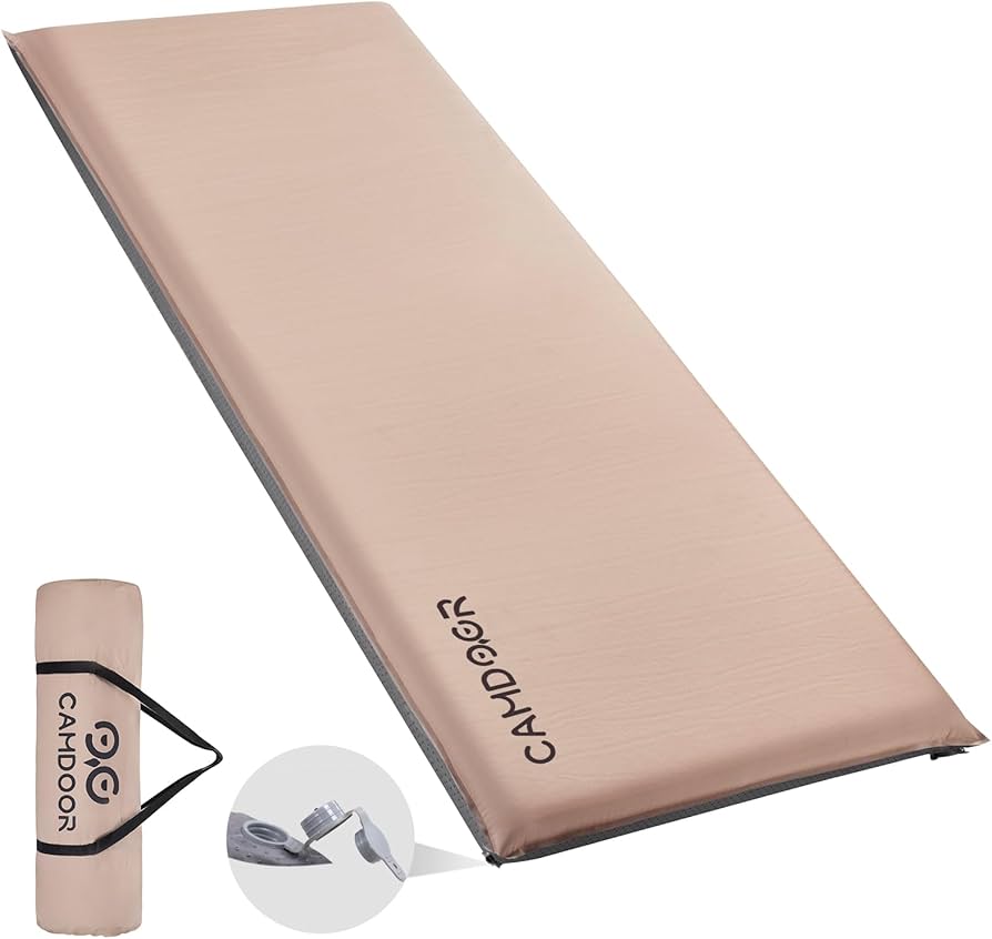 Amazon.co.jp: CAMDOOR キャンプ マット エアーマット 厚手 10cm/8cm